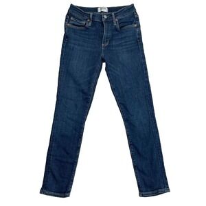 AGOLDE Skinny Jeans Womens 27 (26x25) Blue Sophie High Rise Crop Premium Denim